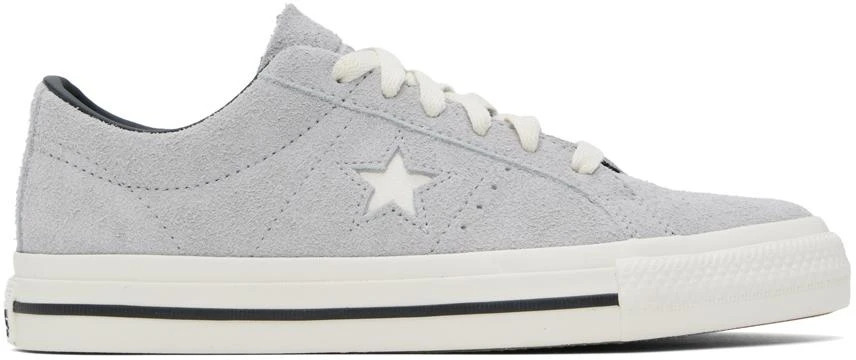 Converse Gray One Star Pro Low Top Sneakers 1