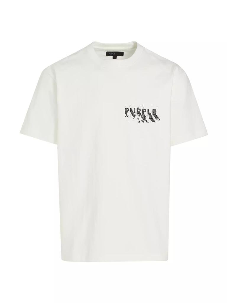 Purple Brand Logo Cotton T-Shirt - T-Shirts - Compare Prices