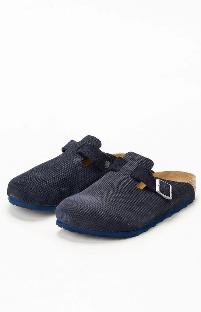 Birkenstock Boston Corduroy Clogs Midnight 2