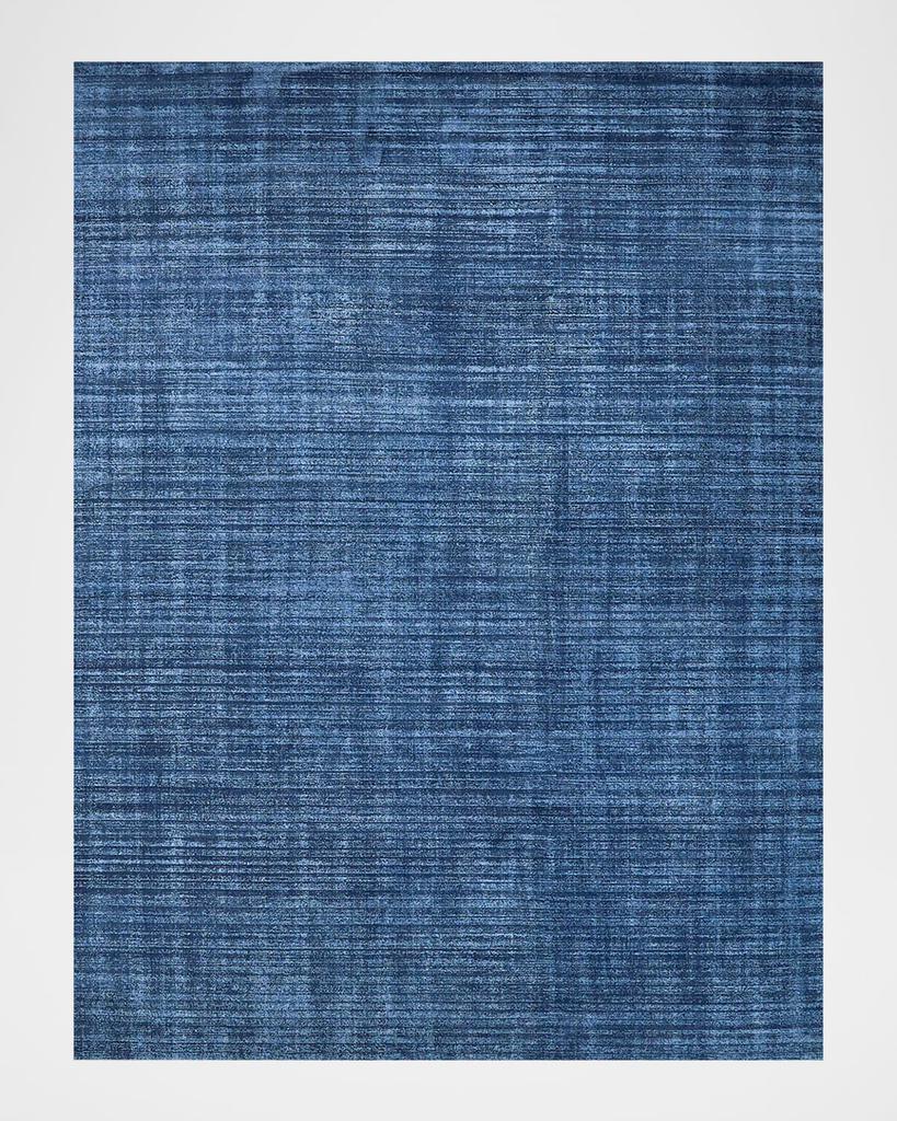 Exquisite Rugs Martelli Modern Hand-Loomed Navy Rug, 10' x 14'