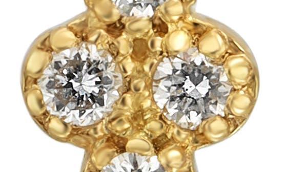 Bony Levy Liora Petite Flower Diamond Stud Earrings - 0.09ct.