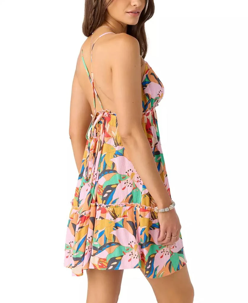 O'Neill Juniors' Simone Printed Ruffled Mini Dress 4