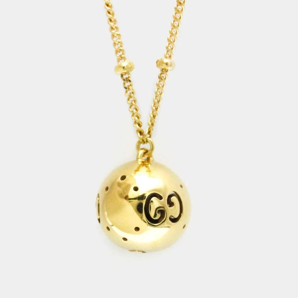 Gucci Gucci Icon Ball Necklace Yellow Gold 18K No Stone Pendant Necklace Gold 3