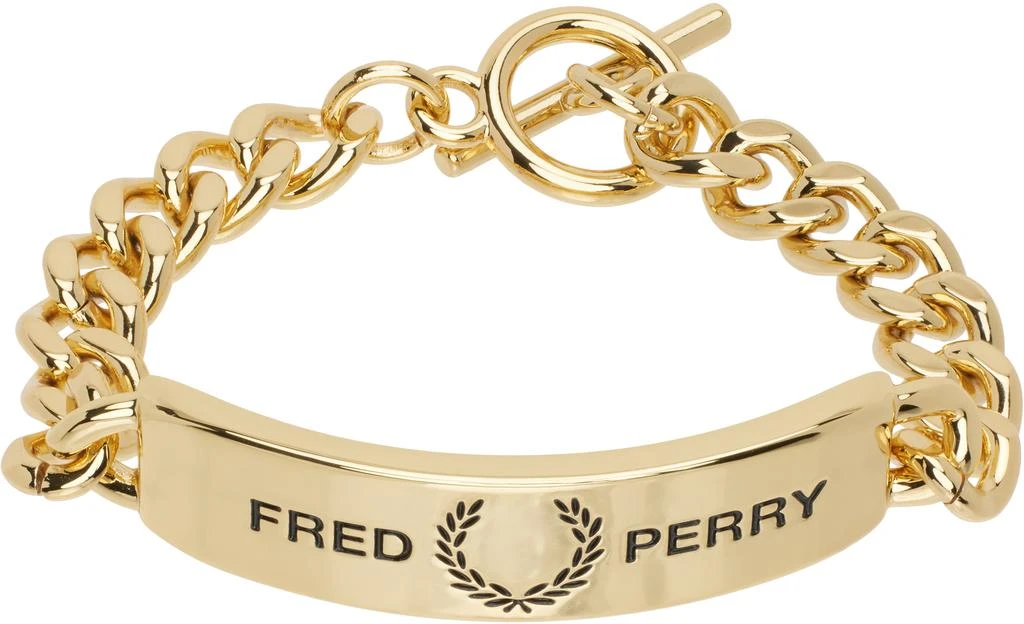 Fred Perry Gold ID Bracelet 1