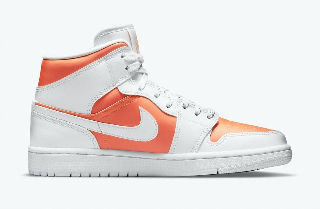 Jordan Men's Air  1 Mid Sneakers In Bright Citrus