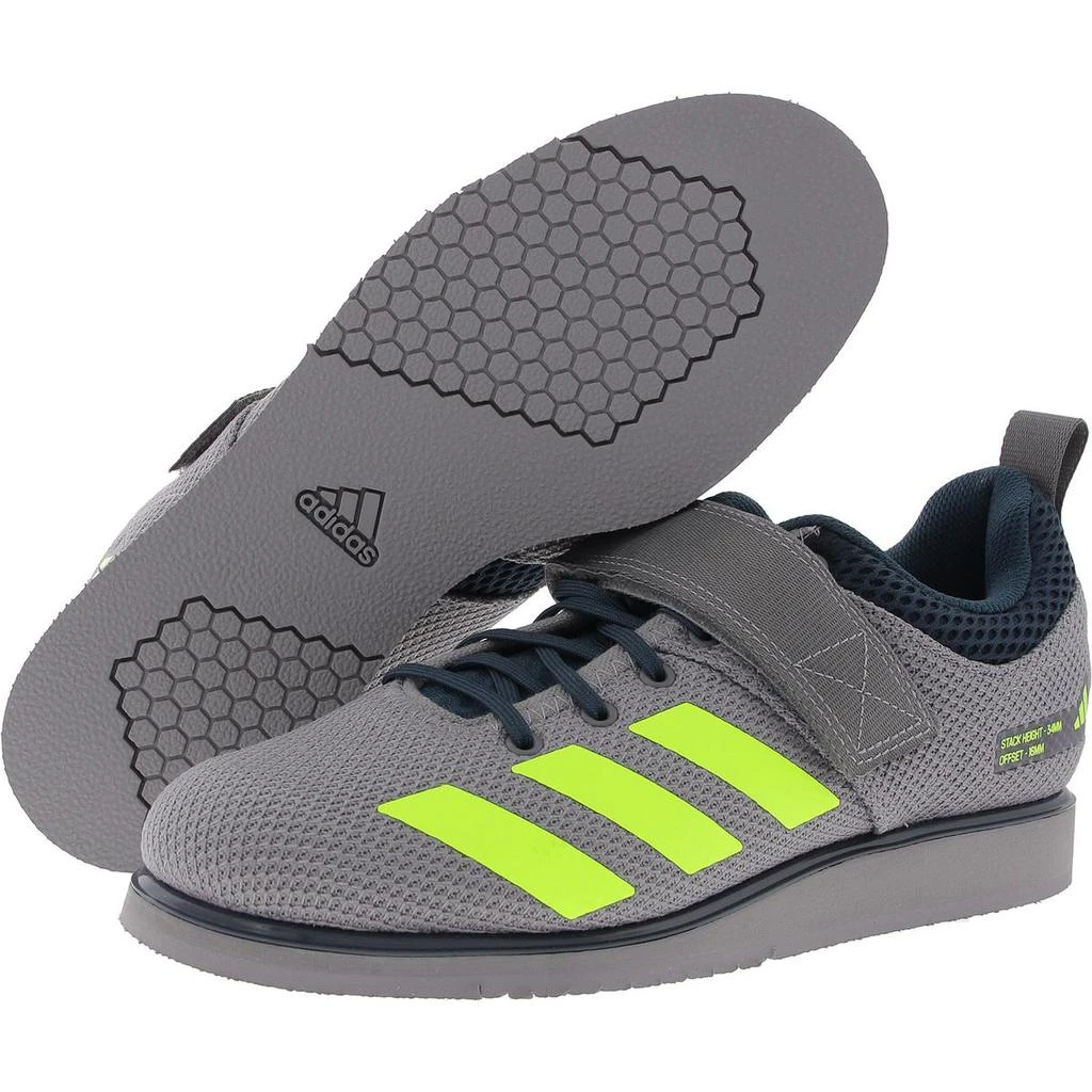 Adidas Powerlift 5 Mens Adjustable Knit Running & Training Shoes 3