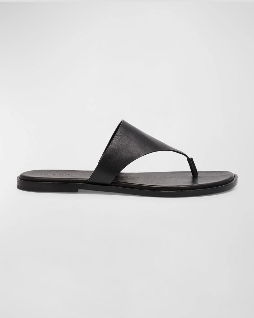 Vince Ellis Leather Slide Sandals 1