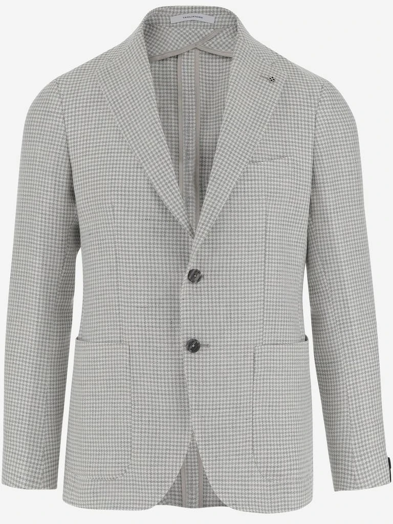 TAGLIATORE Tagliatore Houndstooth Blazer Jacket 1