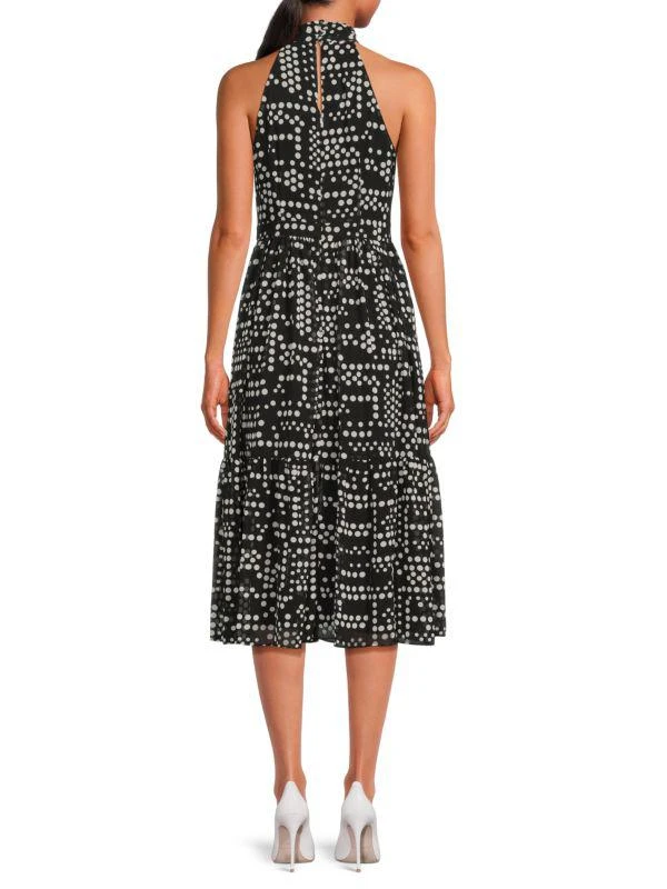 Karl Lagerfeld Paris Polka Dot Midi Dress 2