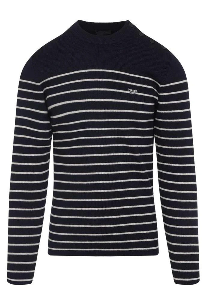 Prada Prada Crewneck Striped Jumper 1