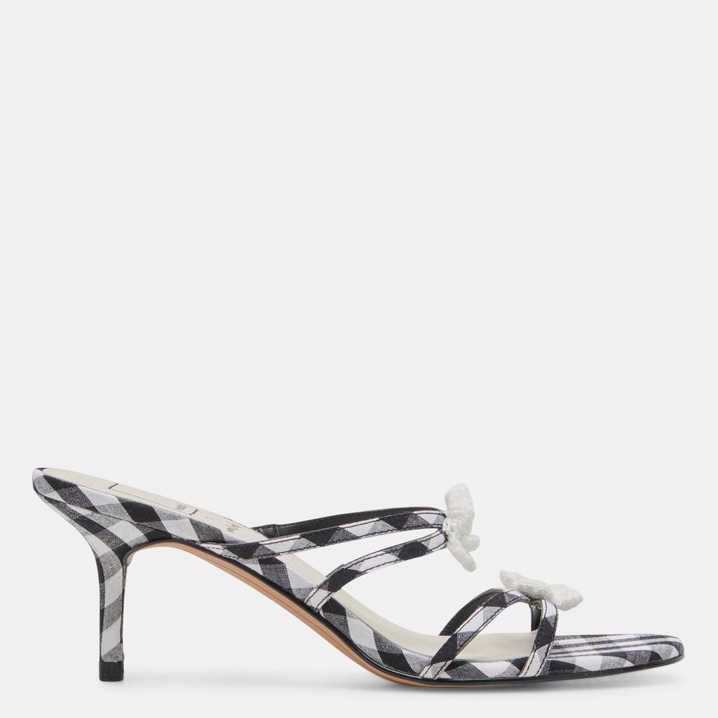 Dolce Vita Bete Heels Black White Gingham