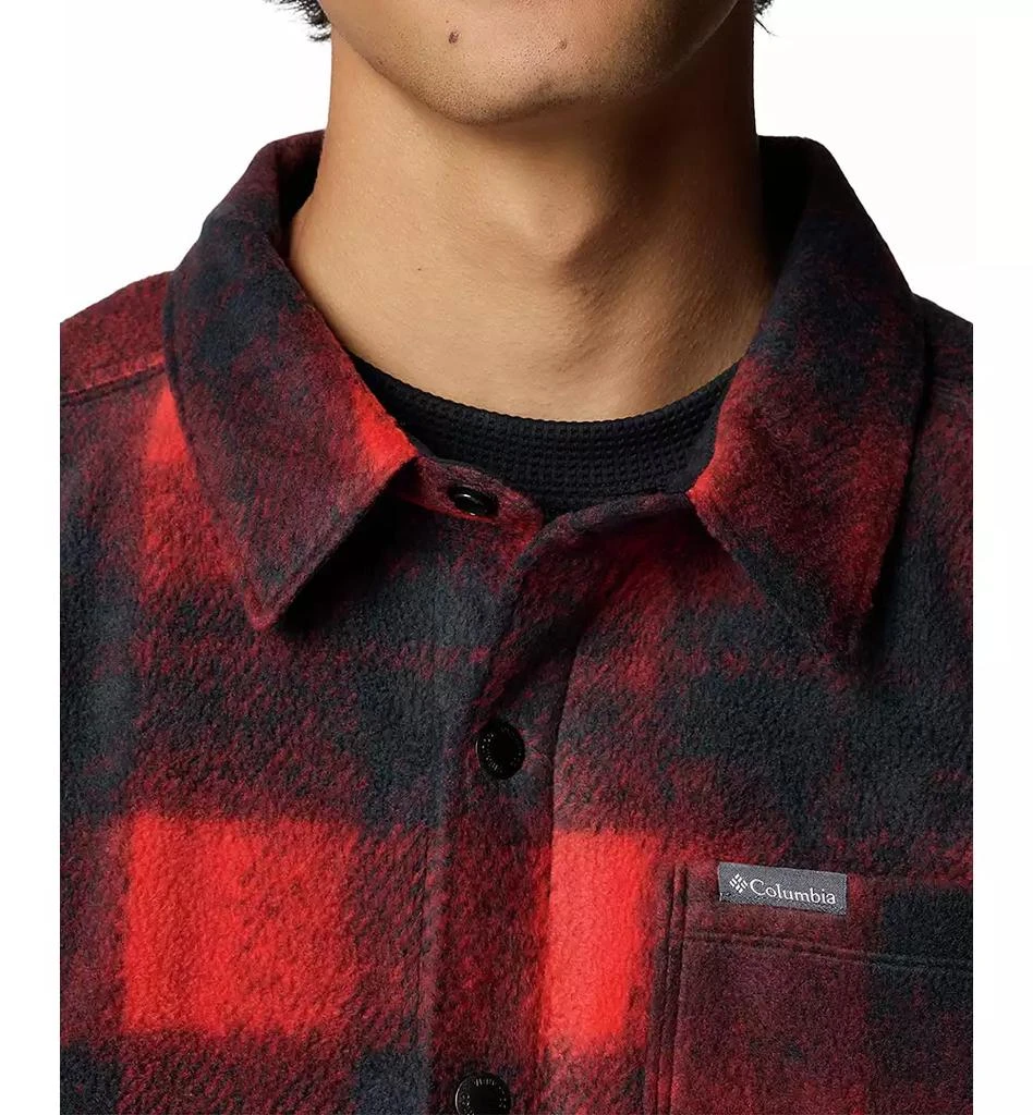 Columbia Men's Steens Mountain II Plaid Fleece Shirt Jacket 4