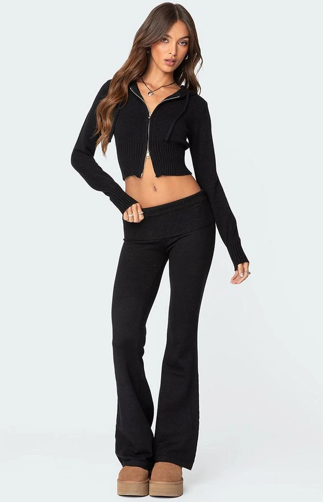 Edikted Desiree Knitted Hooded Cardigan 2