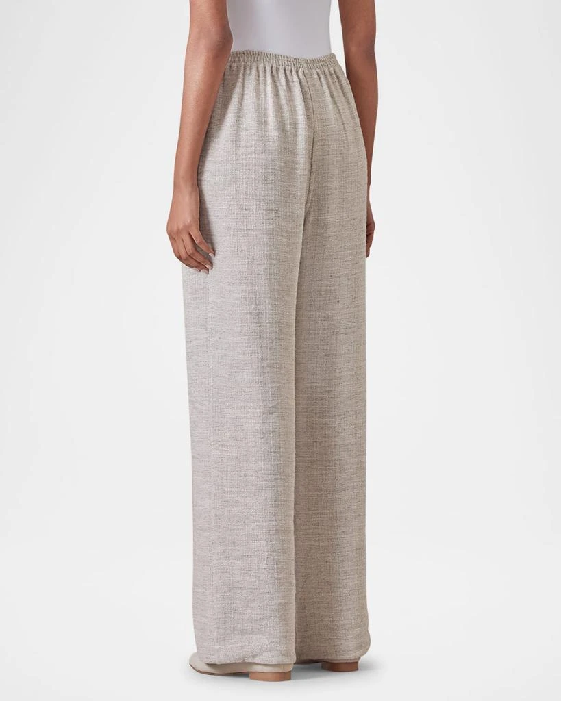Eskandar Linen Flared Trousers 3