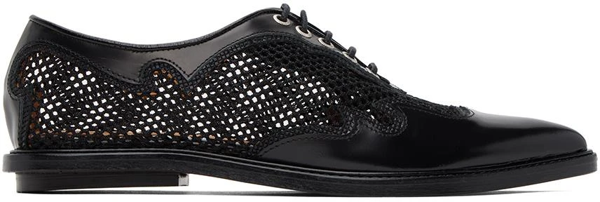 Toga Pulla Black Lace-Up Oxfords 1