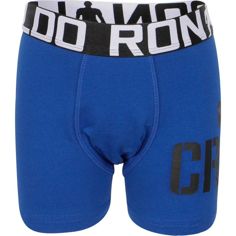 CR7 Cristiano Ronaldo Logo boxer shorts in blue 2