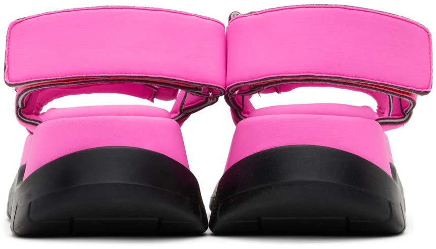 SUNNEI SSENSE Exclusive Pink Low Platform Sandals 2