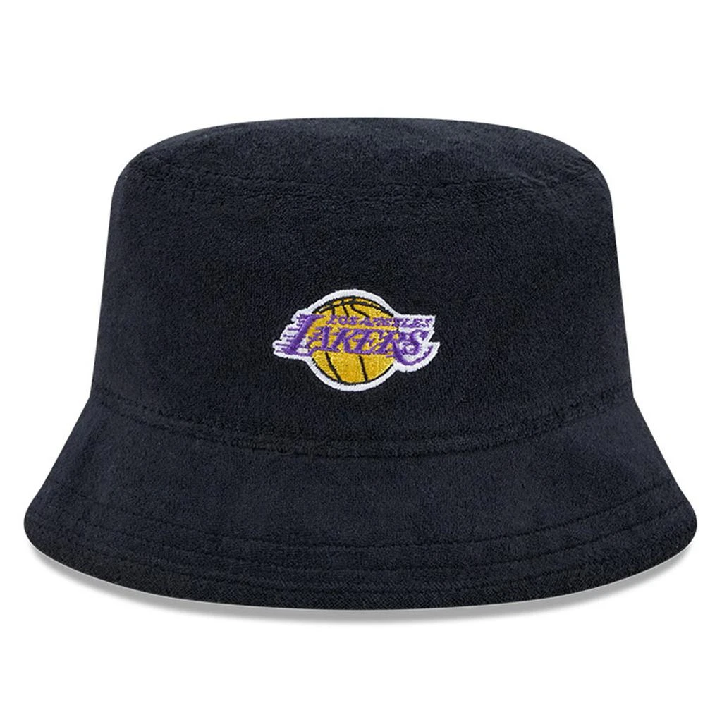 New Era New Era Lakers Court Sport Terry Bucket Hat - Men's 1