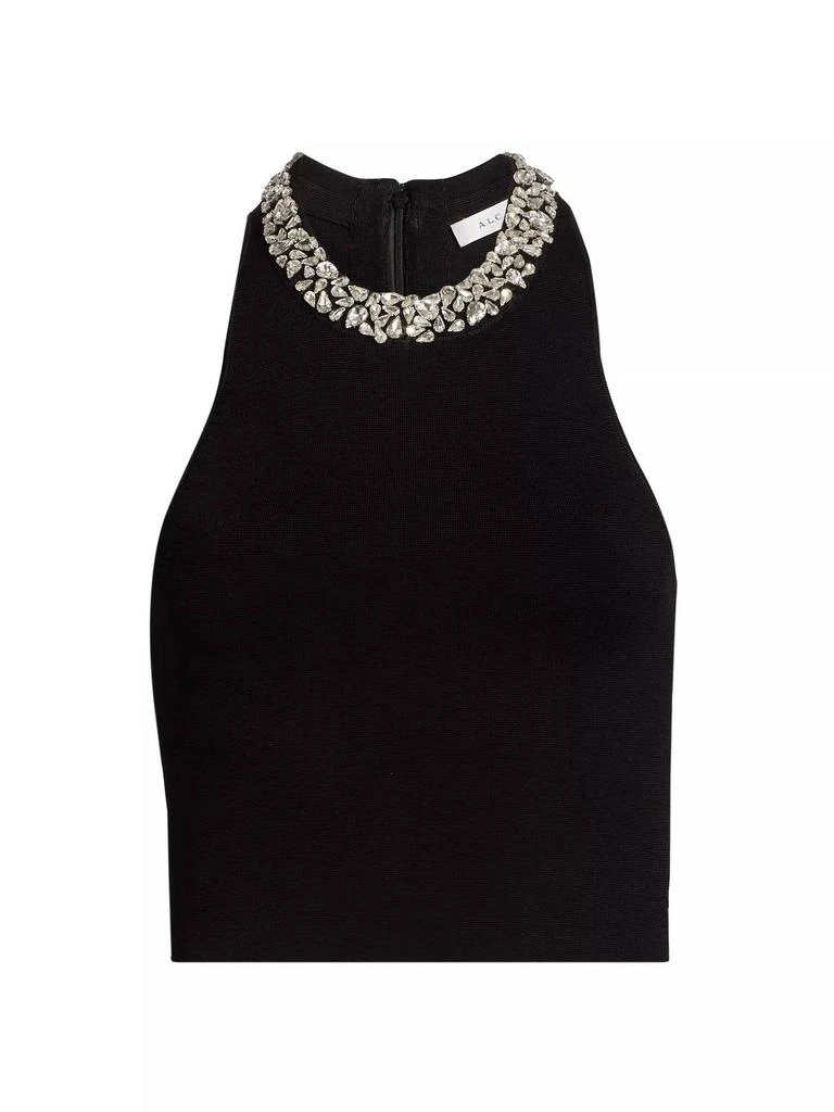 A.L.C. A.L.C. - Bella Jeweled Knit Cropped Top 7