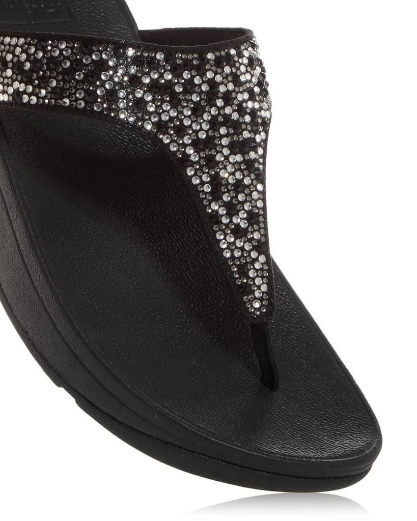 FitFlop Women's Lulu Embellished Thong Sandals 5
