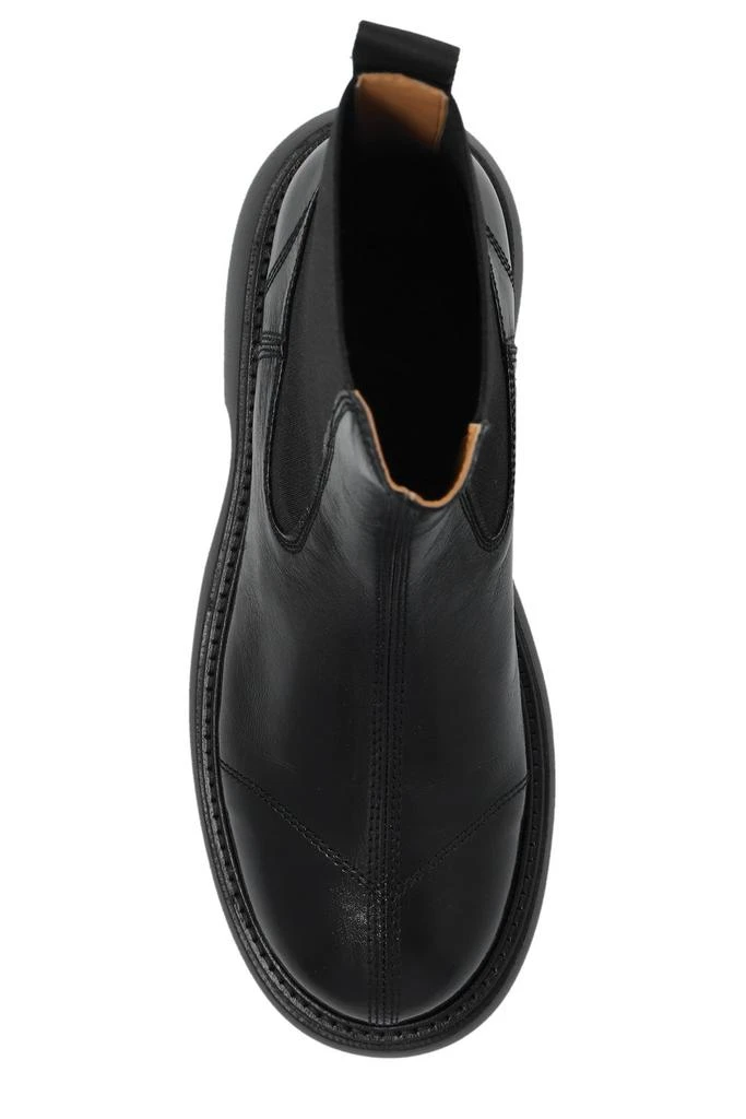 Ganni Ganni Round-Toe Slip-On Chealsea Boots 4