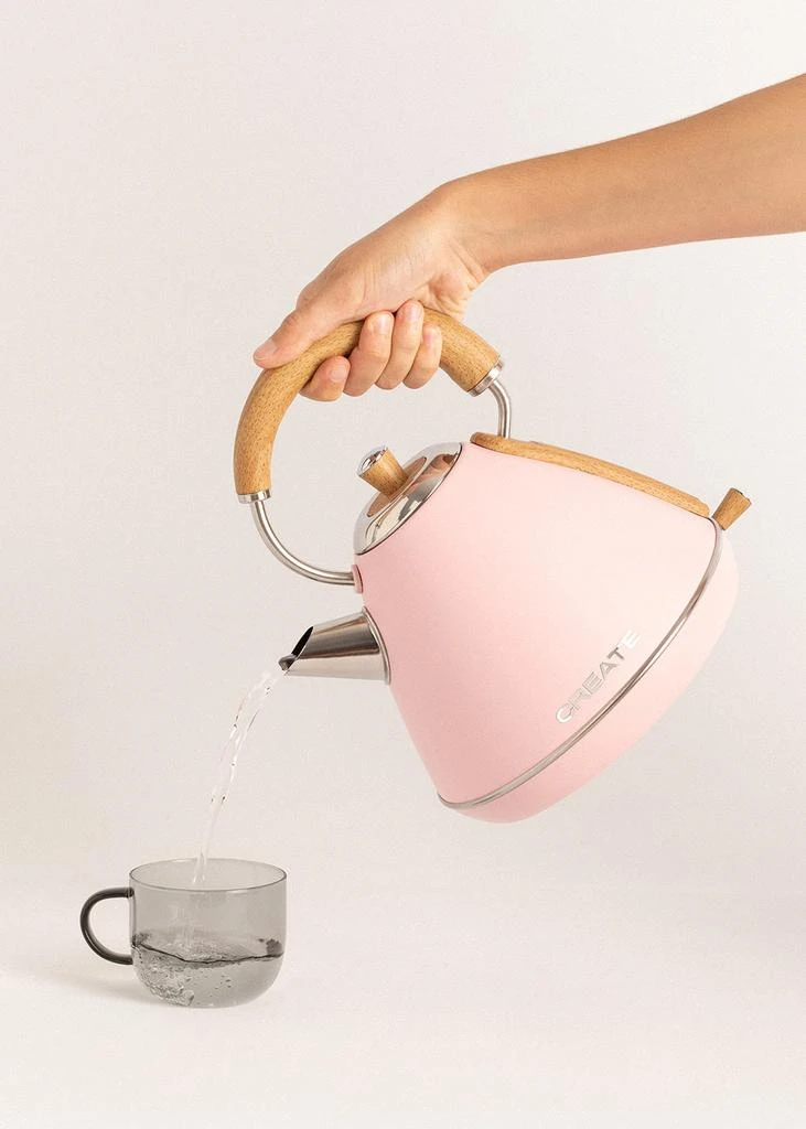 Create Kettle Retro - Bouilloire Électrique - 1,7L - Rose Pastel 4