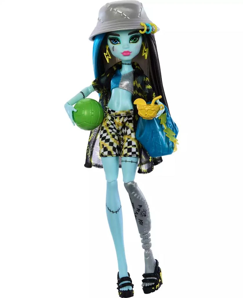 Monster High Scare-Adise Island Frankie Stein Fashion Doll with Swimsuit Accessories 4