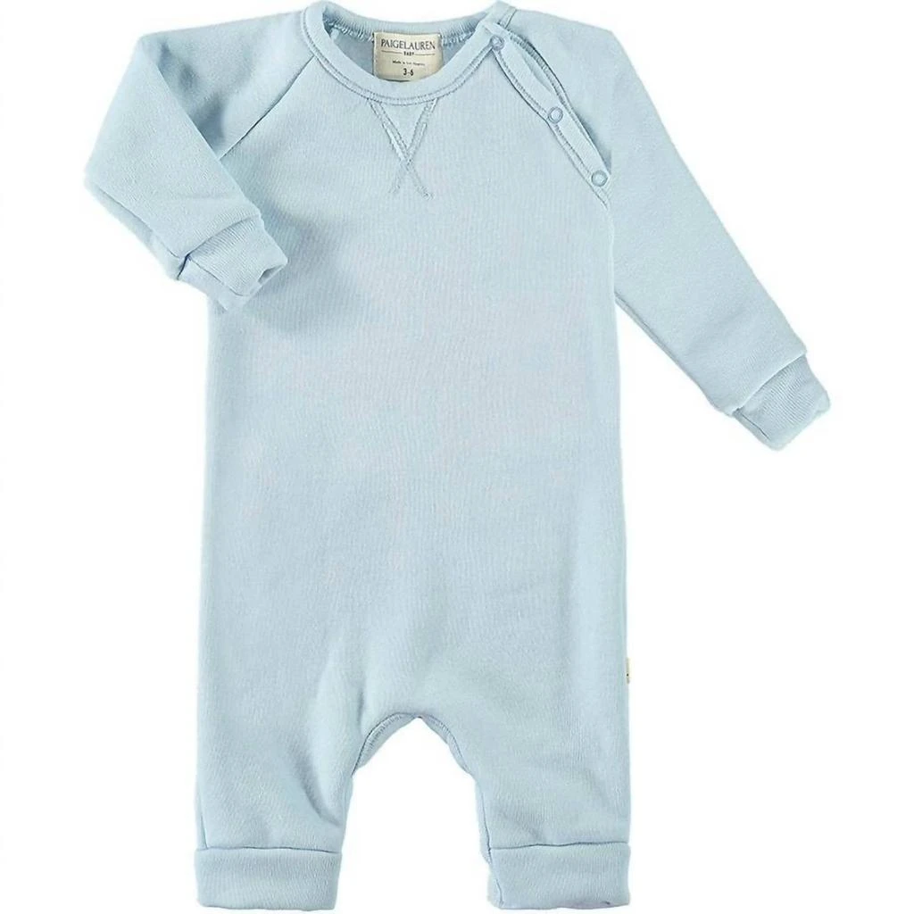 PAIGELAUREN Paigelauren - Baby Organic Blanket Blend Sweatshirt Romper