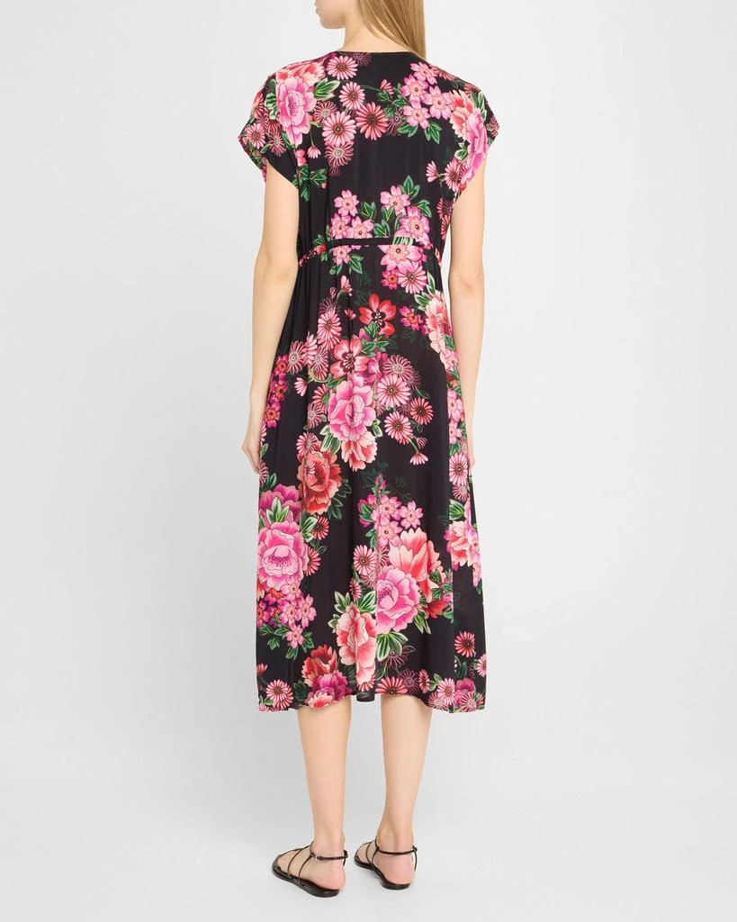 Johnny Was V-Neck Kaftan Dress 3
