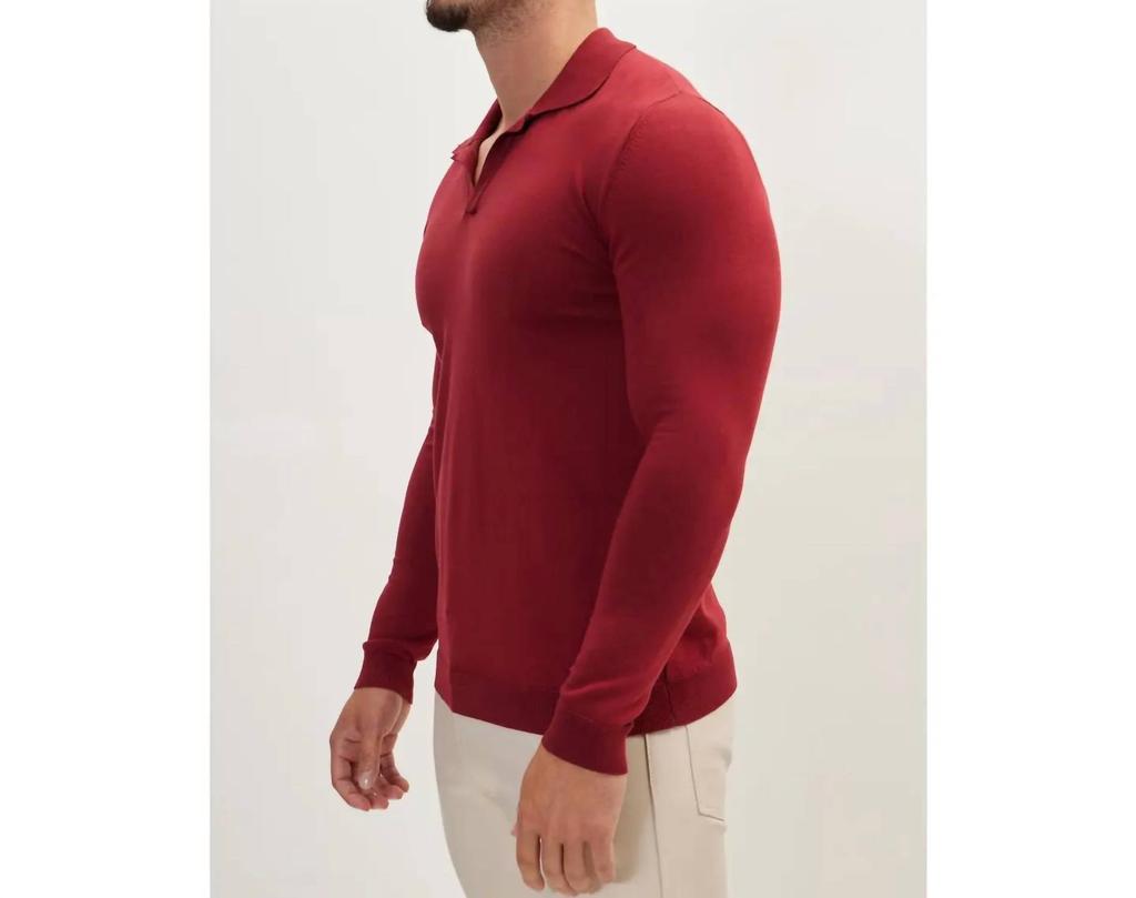 RON TOMSON Ron Tomson - Johnny Collar Sweater Polo