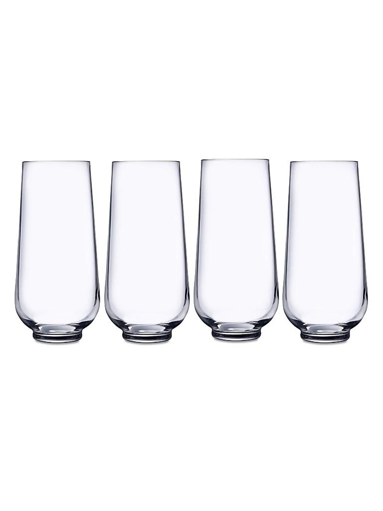 Nude Glass Hepburn Set Of 4 Long Drinking Glasses 1