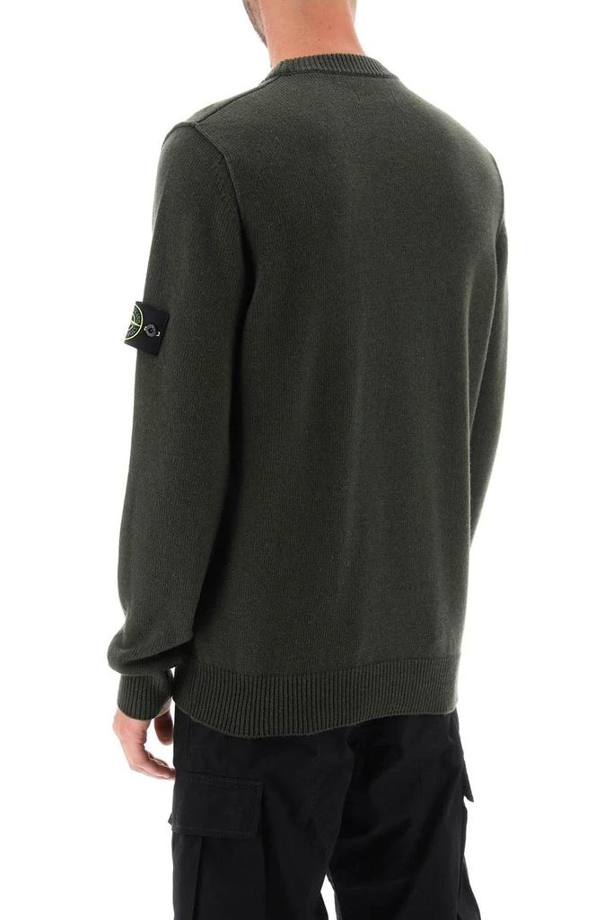 STONE ISLAND WOOL CREW NECK SWEATER 4