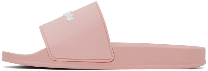 Palm Angels Pink Monogram Pool Slides 3