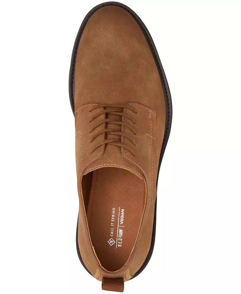 Call It Spring Men's Crusoe Synthetic Lace-Up Derby Shoe 4