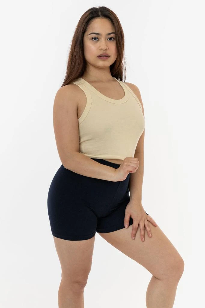 Los Angeles Apparel 4328 - Sporty Baby Rib Crop Tank 13