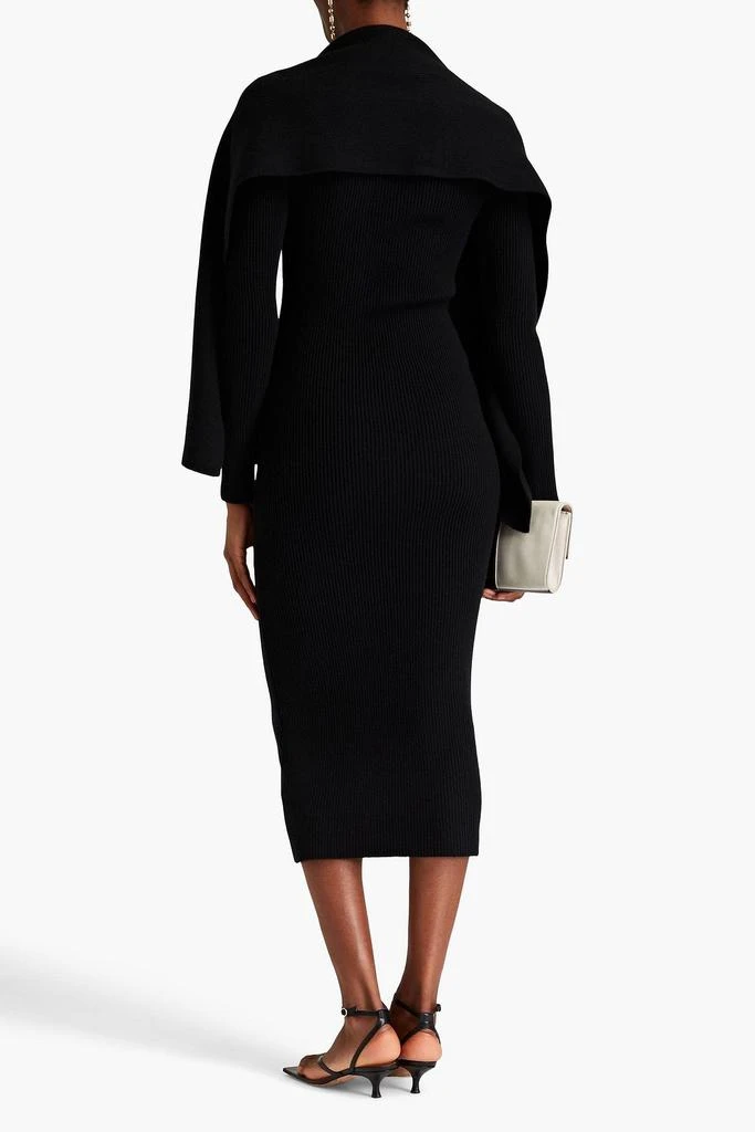 Arch4 Coco ribbed cashmere midi dress 3
