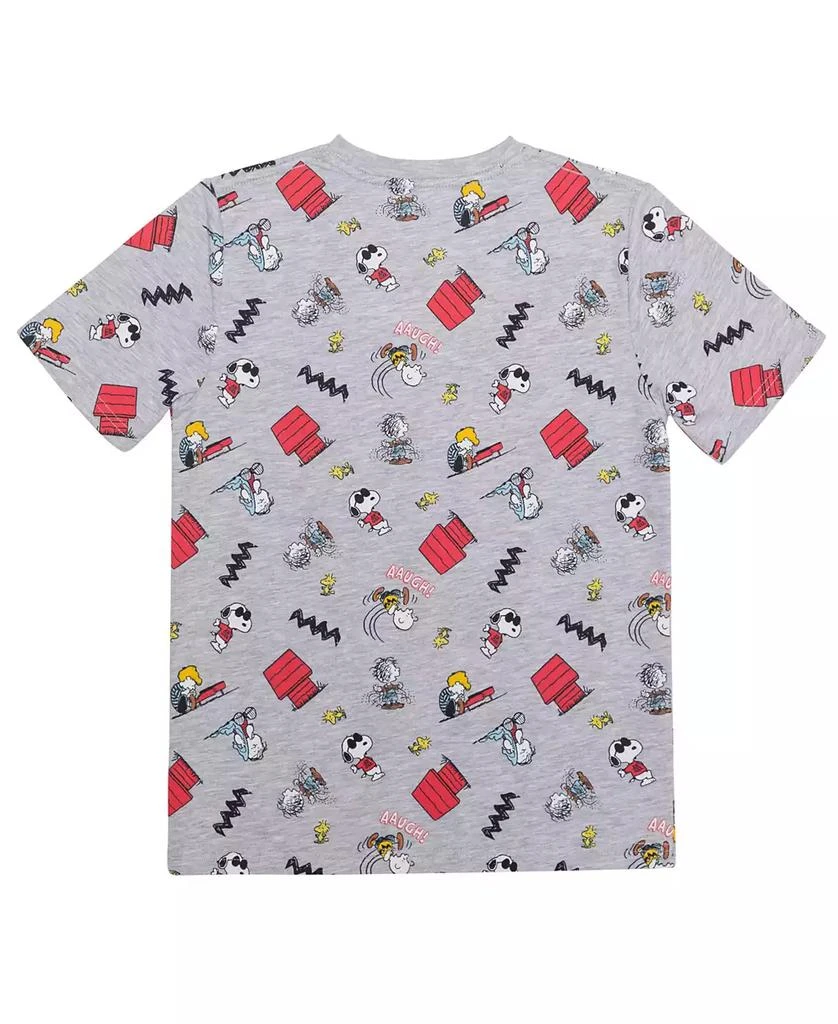 Peanuts Big Boys All Over Print Short Sleeve Graphic T-shirt 2