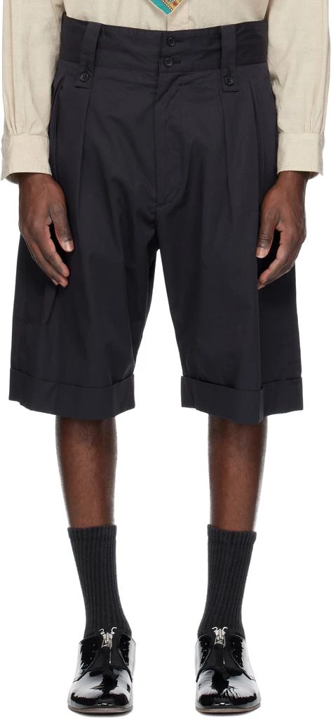 Engineered Garments Navy Gurkha Shorts 1