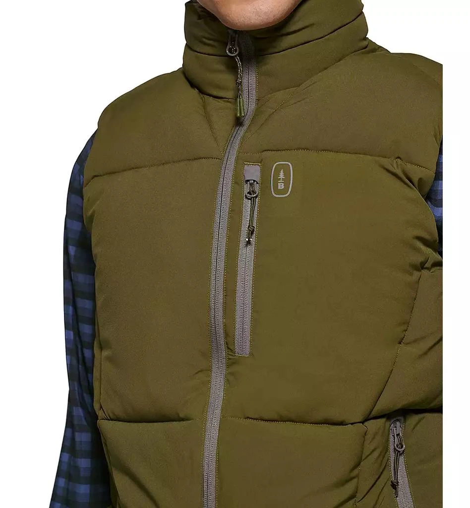 BASS OUTDOOR Men's Glacier Quilted Full-Zip Hiking Vest 5
