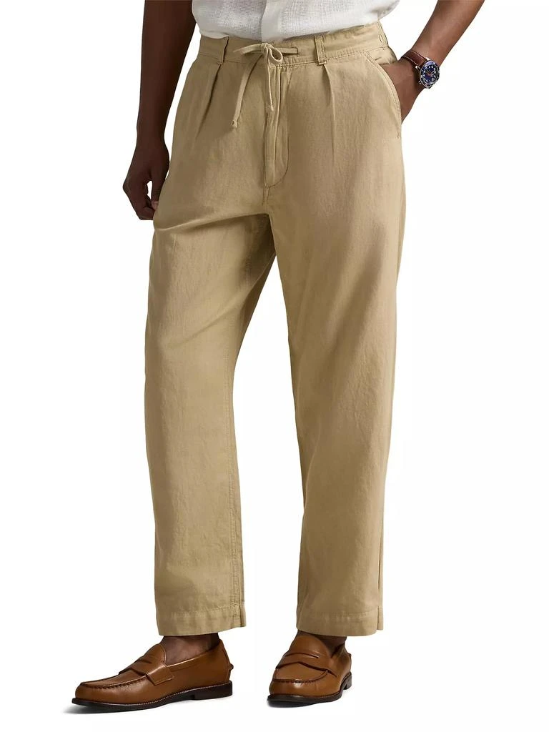 Ralph Lauren Relaxed-Fit Linen-Cotton Pants 3