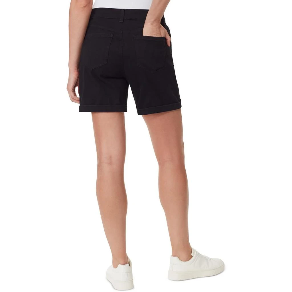 Gloria Vanderbilt Womens High Rise Mini Denim Shorts 2