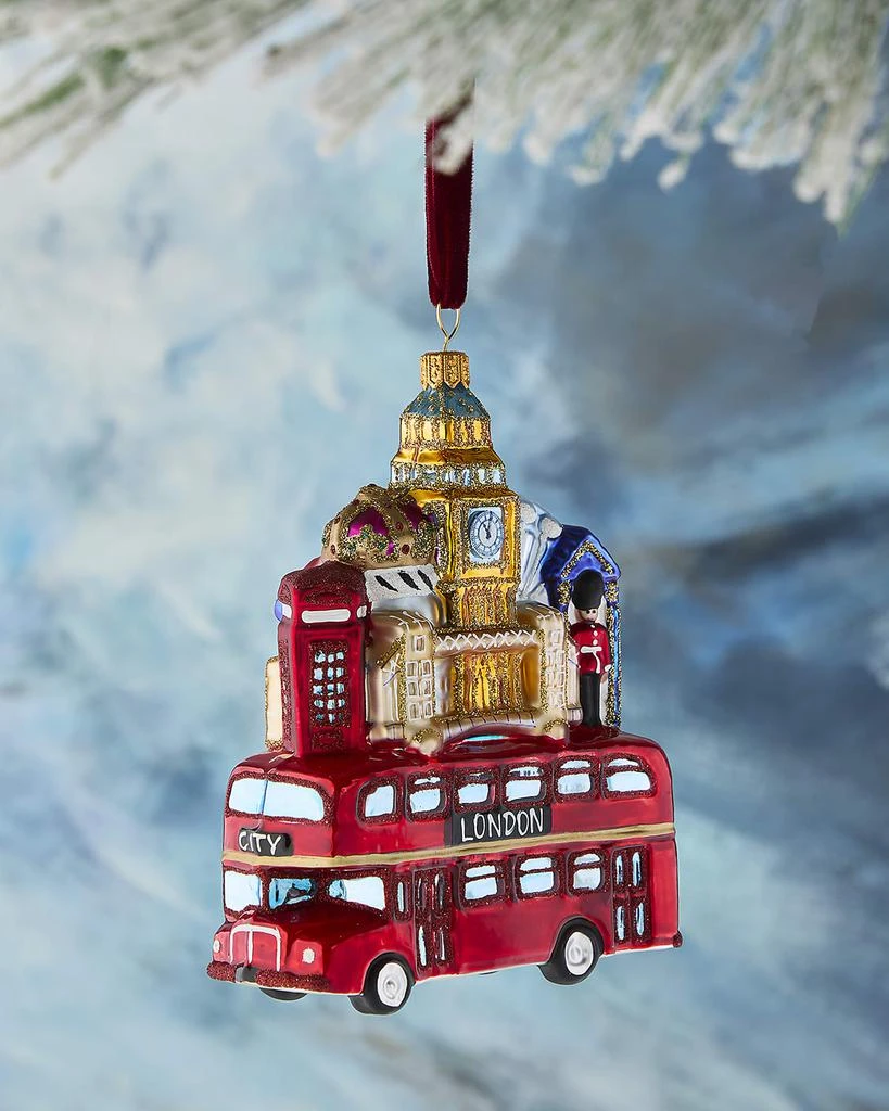 Neiman Marcus London Bus Christmas Ornament 1