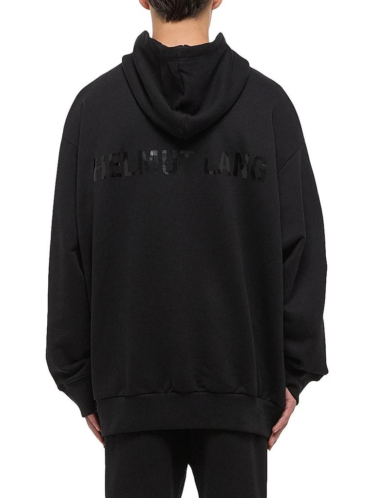 Helmut Lang Mega Logo Zip-Accented Oversized Hoodie 6