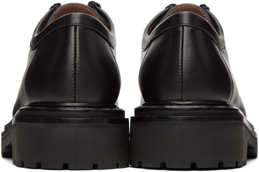 LEGRES Black Leather Derbys