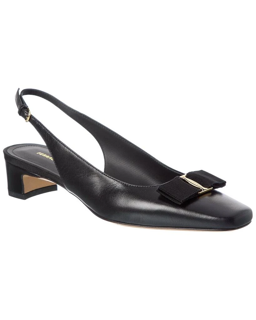 Salvatore Ferragamo Ferragamo Rivada Patent Slingback Pump 1