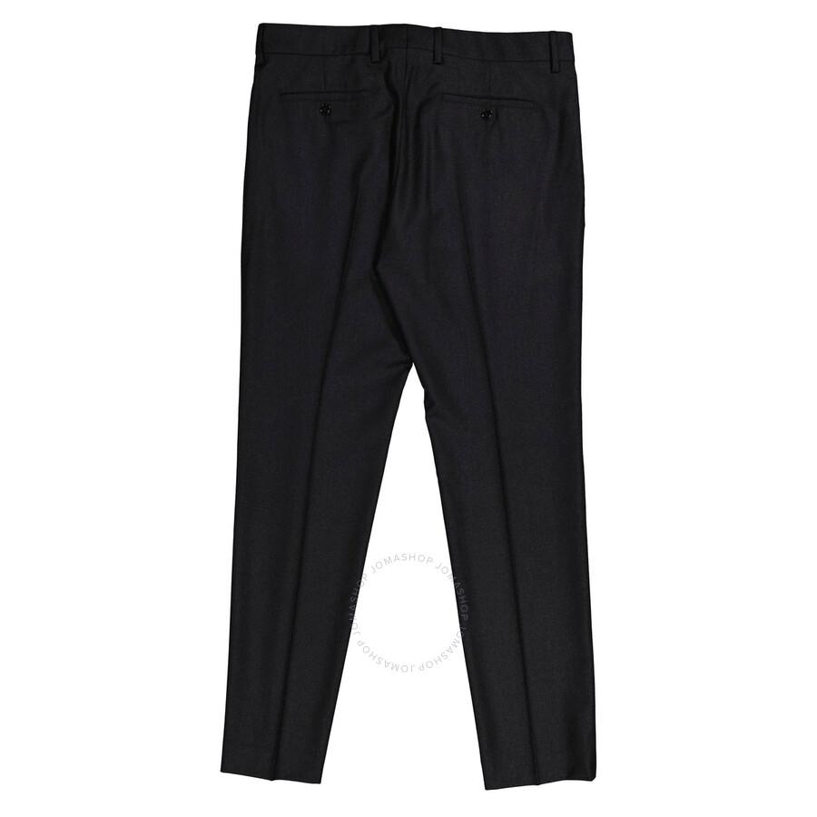 AMI Men's Gris Chine Cigarette Pants