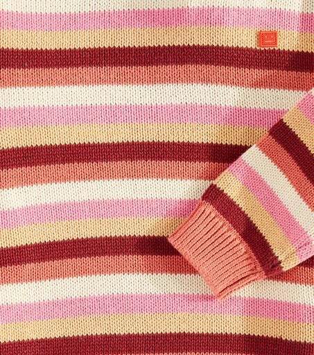 Acne Studios Face striped cotton sweater 3
