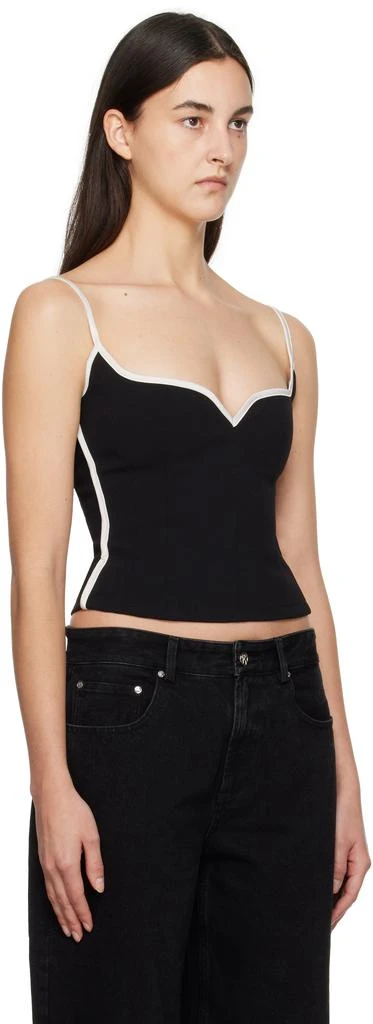 Paris Georgia Black & White Heart Singlet Camisole 2