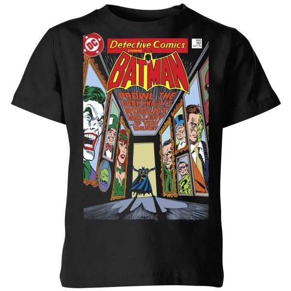 Original Hero Batman The Dark Knight's Rogues Gallery Cover Kids' T-Shirt - Black