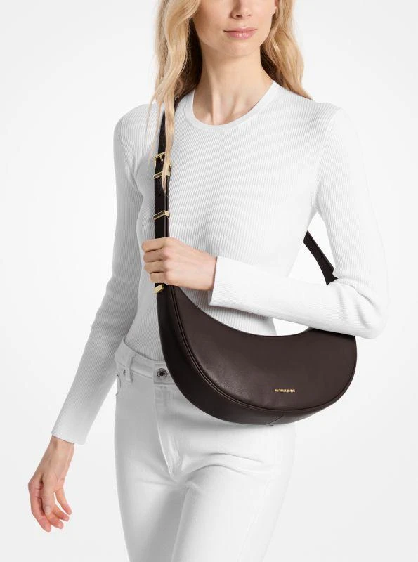 Michael Kors Avra Medium Leather Crossbody Bag 4